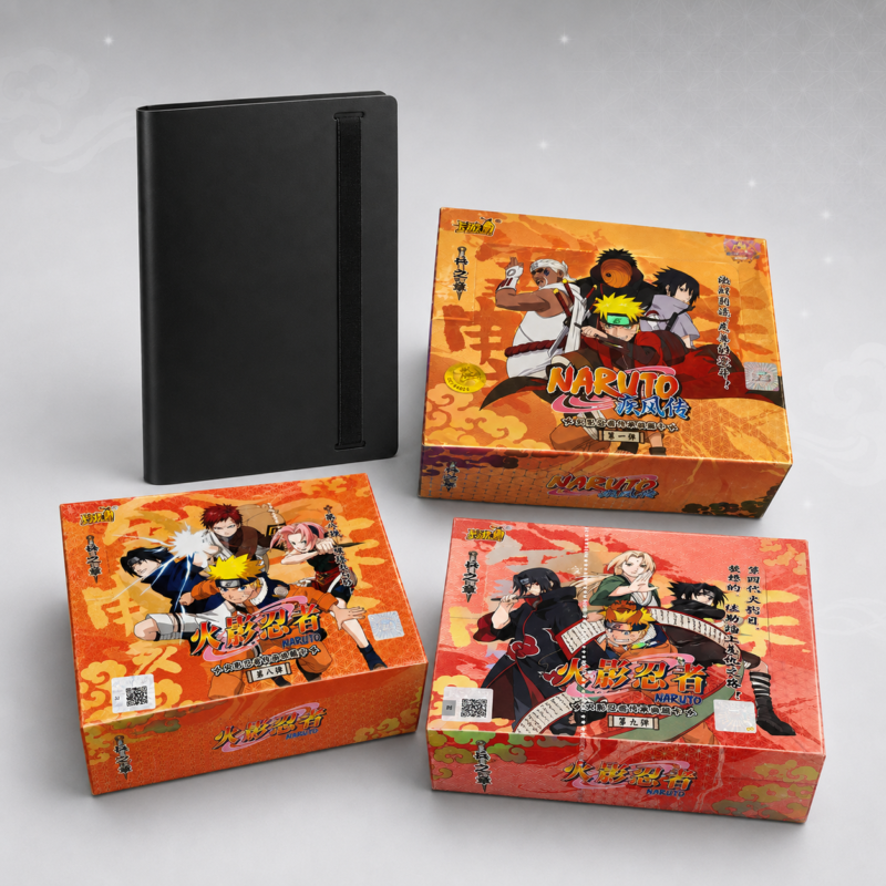 Naruto Kayou T2W1 T2W8 T2W9 boxy i album na 360 kart