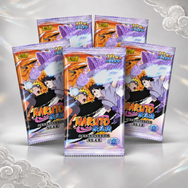 Naruto Kayou T4W2 zestaw 5 boosterów 20 kart